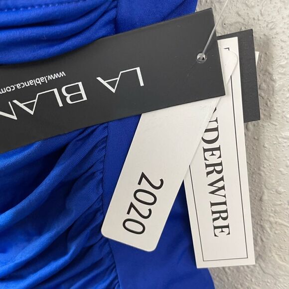 NWT La Blanca Tankini and Floral Bottoms Size 10 - Picture 3 of 9